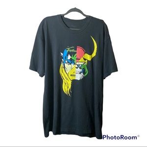 ‼️MARVEL COMICS MENS T-SHIRT - CLASSIC CHARACTERS 8 PIECE PIE FACE XL